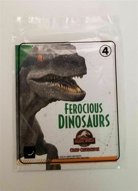 Mcdonalds Camp Cretaceous Jurassic World Happy Meal Toy 4 Triceratops