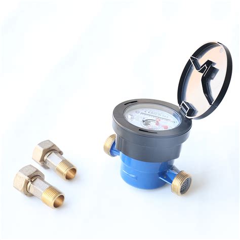 Dn Single Jet Screwed Class C Brass Horizontal Water Meter China