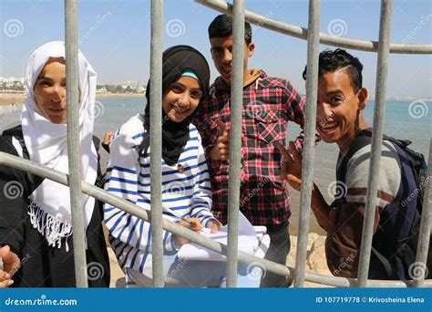 Teens In Ocean Coast In Agadir In Morocco Editorial Stock Photo Image