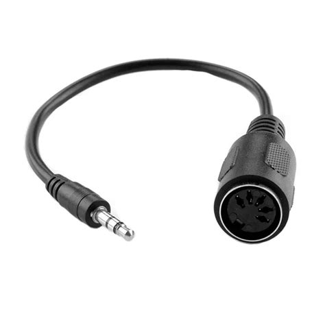 Midi Din Cable Midi 5 Pin Female To 3.5 Mm Male Jack Plug Stereo Audio Cable - Buy Midi Din 5 ...