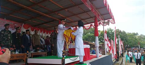 Upacara Pengibaran Dan Penurunan Bendera Merah Putih Rangka