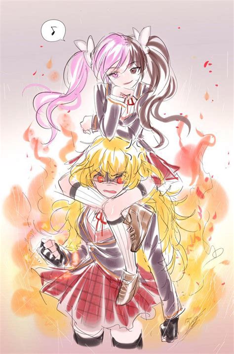 Neo Politan And Yang Xiao Long Rwby Fanart Rwby Anime Rwby Raven