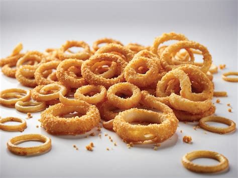 Premium Photo Frozen Onion Rings In Air Fryer