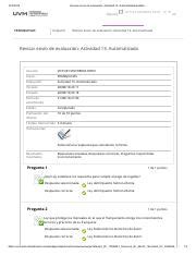 Revisar Env O De Evaluaci N Actividad Automatizada Ndash Pdf