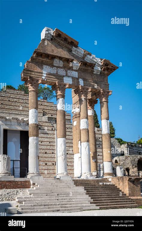 The Capitolium Of Brixia Or The Temple Of The Capitoline Triad In