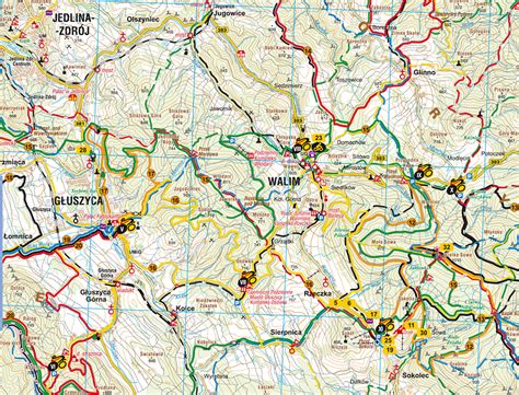 SUDETY Mapa Tras Rowerowych MTB STUDIO PLAN 2023