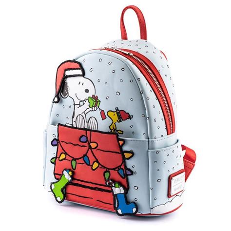 Loungefly Peanuts Gift Giving Snoopy And Woodstock Mini Backpack Mini