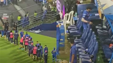 IPL 2024 Hardik Pandya Left Alone In Dugout By Mumbai Indians