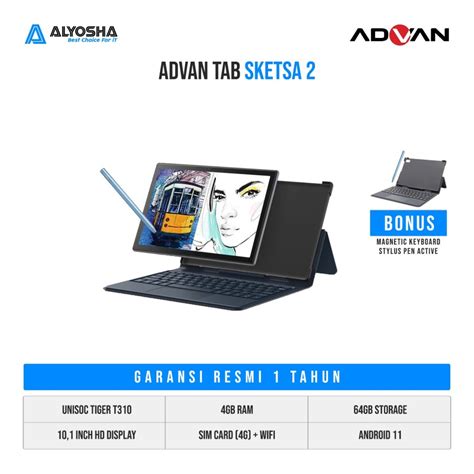 Jual Advan Tab Sketsa Unisoc Tiger T Gb Gb Android