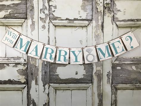 Will You Marry Me Banner Proposal Idea Marry Me Sign - Etsy