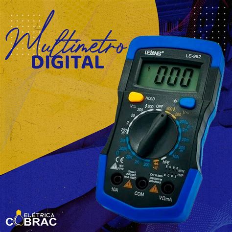 Eletrica Cobrac - Elétrica Cobrac - O Multímetro digital It-BlueLE-982 é...