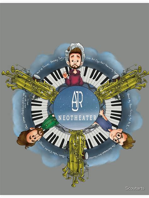 Ajr Neotheater Mandala Poster For Sale By Scoutarts Redbubble