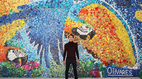 In Venezuela Recycled Bottle Caps Are Used To Create Gigantic Frescos