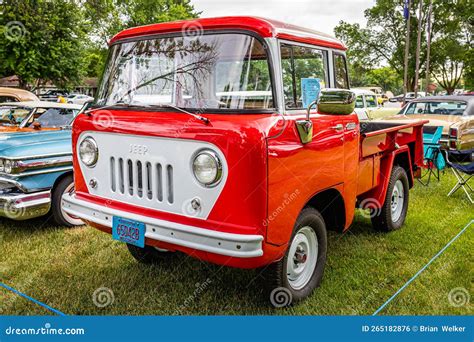 1957 Willys Jeep Fc 150 Pickup Truck Editorial Photo Image Of Corner