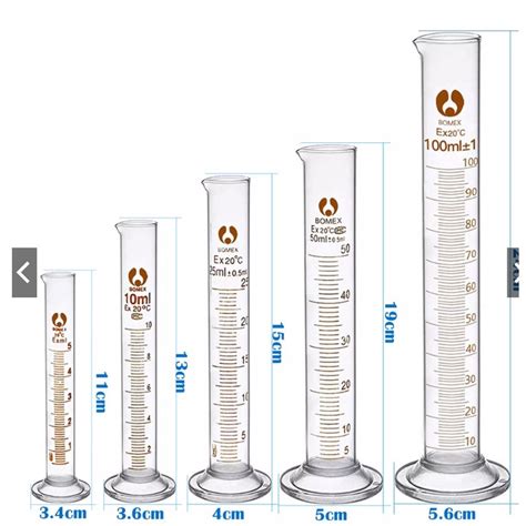 Glass Measuring Cylinder 5 10 25 50 100 250 500 1000 Ml Shopee Malaysia