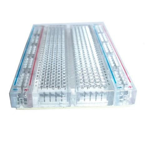 PROTOBOARD CRISTAL TRANSPARENTE 400 PONTOS ARDUCORE Robótica