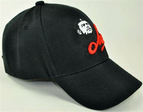 New Che Guevara Che Ball Cap Hat Black Mens Hats