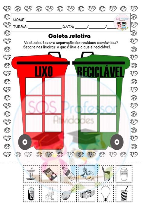 ATIVIDADES SOBRE RECICLAGEM DO LIXO