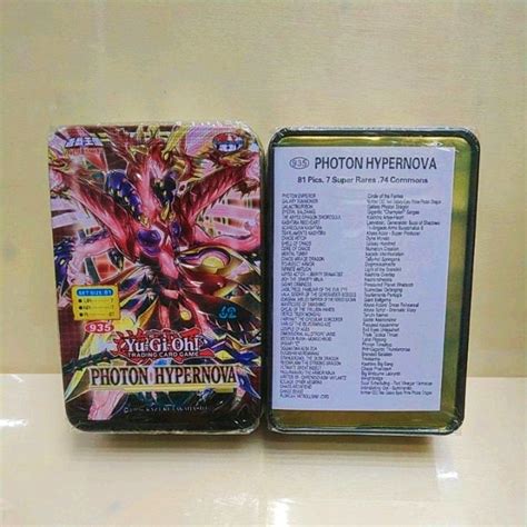 Yu Gi Oh Cards Tin Can Photon Hypernova Lazada Ph