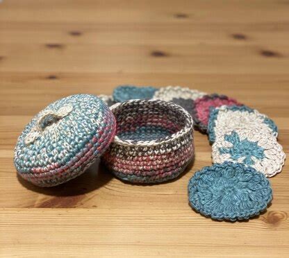 Morelia Scrubbies And Basket Set Crochet Pattern By Stitchedupcraft