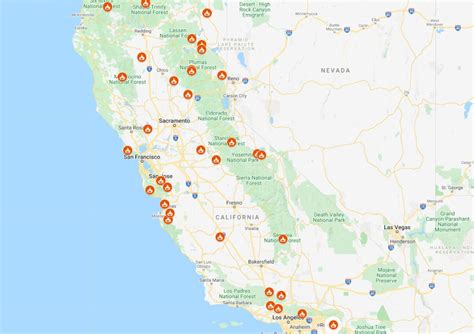 Interactive Map: Current California wildfires | KRON4