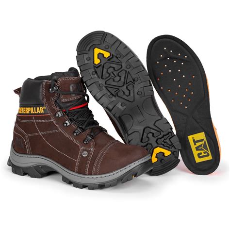 Bota Masculina Caterpillar Adventure Marrom Shopee Brasil