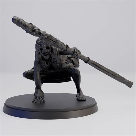 Hot Goblin ハグ ミニチュア 8QUMX9S5C1 ホットゴブリン TRPG 杖