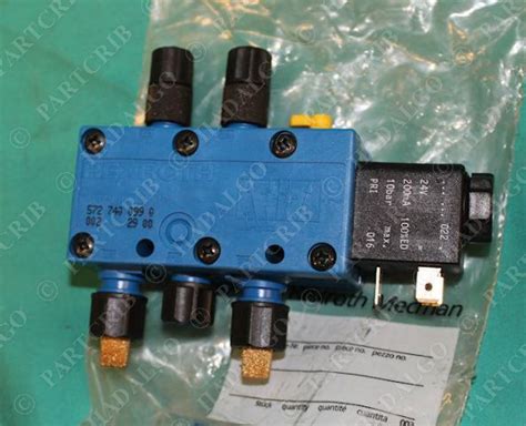 Rexroth 572 740 099 0 Pneumatic Solenoid Valve New