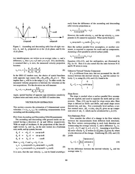 Pdf Error Analysis For Interferometric Sar Measurements Of Ice Sheet Flow 1999 Johan Jacob