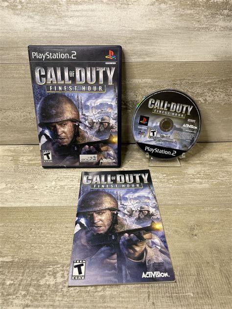 Call Of Duty Finest Hour Sony Playstation 2 PS2 CIB Near Mint