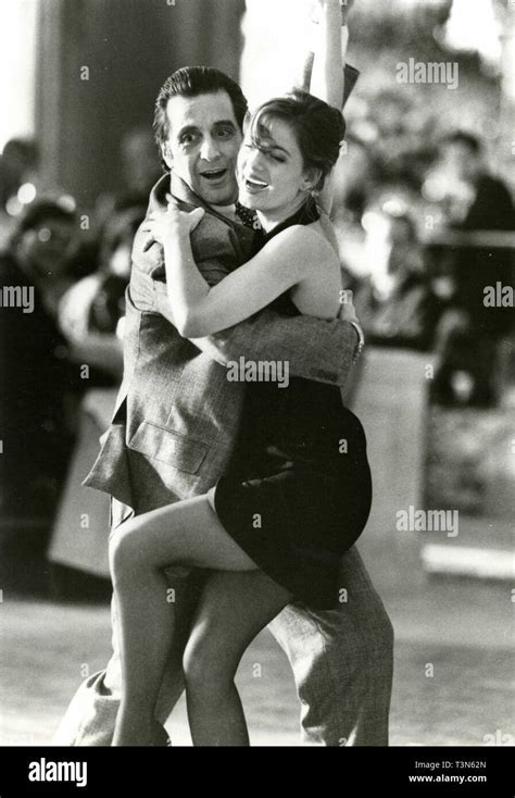 Actors Al Pacino and Gabrielle Anwar in the movie Scent of a Woman ...