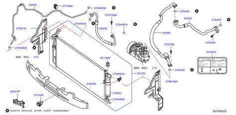 2021 Nissan Sentra SEDAN 1 8 Condenser And Liquid Tank HVAC PIPING