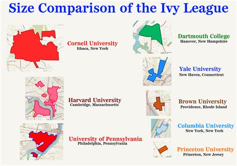 Ivy League Universities Map