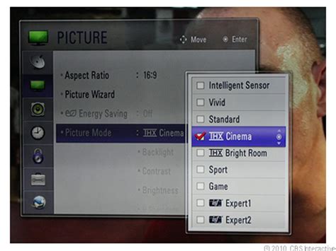 TV picture settings menus compared (screenshots) - CNET