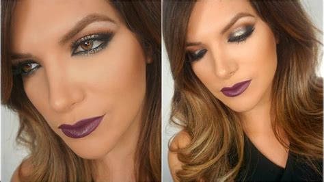 Fall Makeup Tutorial Vampy Dark Lips Beetabeauty Youtube