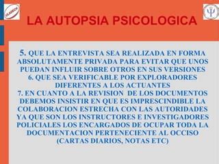 Autopsia Psiologica PPT Descarga Gratuita