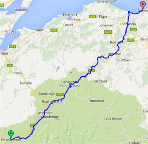 Brians Walks - The Speyside Way long distance route between Newtonmore ...