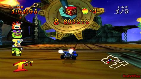 Cnk Crash Nitro Kart Clockwork Wumpa Pcsx Youtube