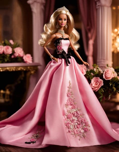 Barbie-Pink & Black Dress in 2024 | Doll clothes barbie, Beautiful barbie dolls, Barbie dolls