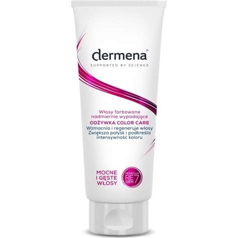 DERMENA COLOR CARE Odżywka do włosów zniszczonych 200 ml Apteka Zdrowie