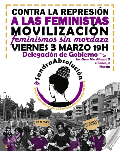 Contra La Represi N A Las Feministas Cgt Pa S Valenci I M Rcia