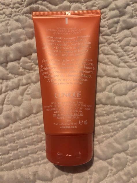 Bottles Clinique Happy Body Cream Lotion Oz Each Brand New