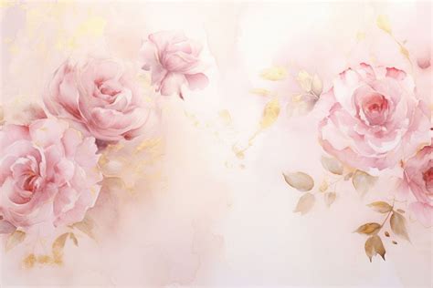 Roses watercolor background painting backgrounds | Free Photo ...