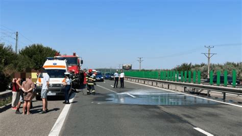 Carambol Cu Patru Ma Ini Pe Autostrada Soarelui Dou Persoane Dintre