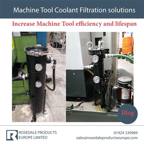 Machine Tool Coolant Filtration solutions - Rosedale