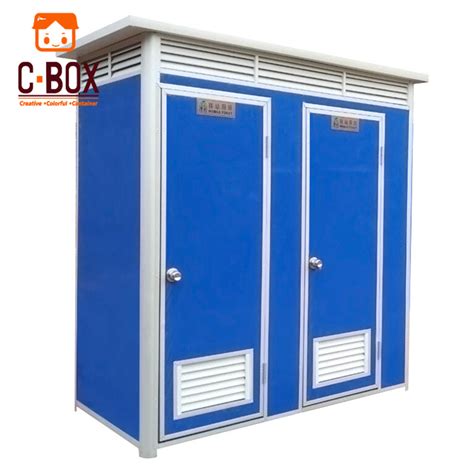 Leading Color Steel Temporary Double Room Toilet In Construction Site ...