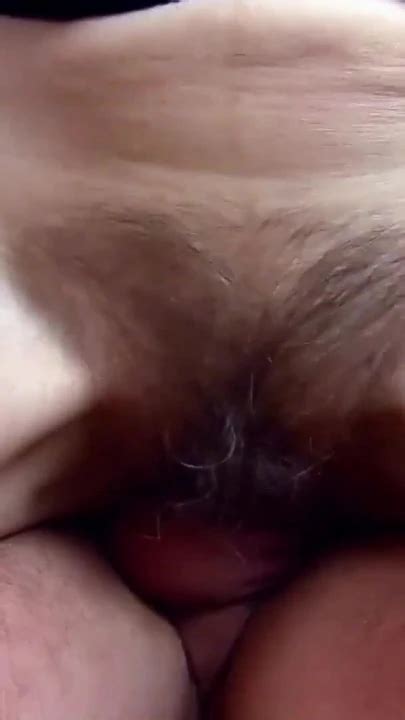 Emotional Moment From 73yr Old Grandma With Extremely Hairy Pussy Fuck