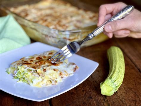 Le Lasagne Cremose Alle Zucchine Sono Molto Buone Delicate E Leggere