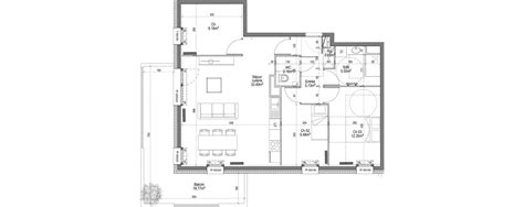 Plan Appartement T4 De 77 97 M² Neuf à La Madeleine Résidence