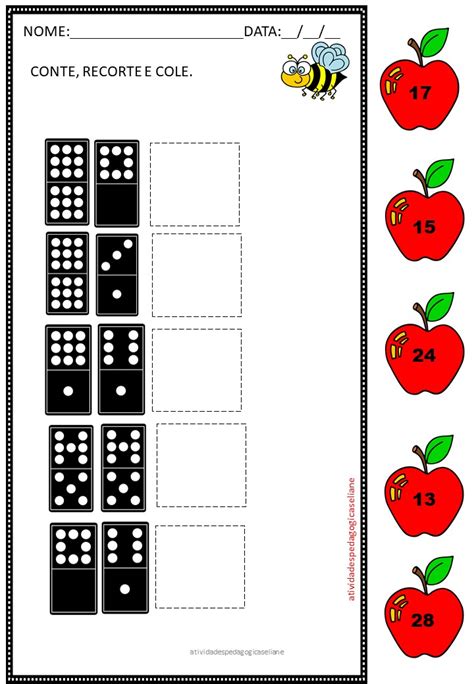 Atividades De Recorte E Colagem Matematica - MATEMÁTICA- CÁLCULOS/ RECORTE/COLAGEM